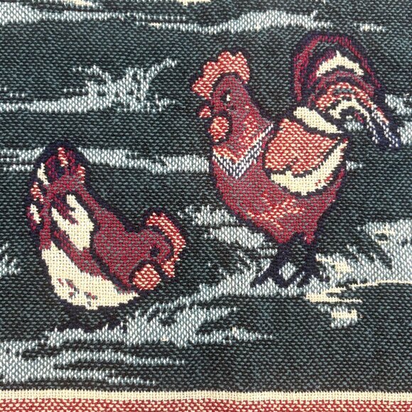 Vintage Noahs Ark Tapestry Blanket ‘And they came two by two’ 1994 fringed - Picture 3 of 9